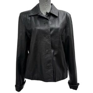 Bod and Christensen 🇨🇦 Black Leather Jacket